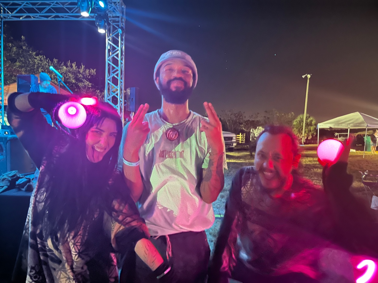 Swami Hill with fans